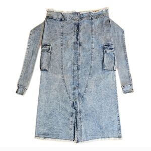 SPOON JEANS DENIM SHIRT SKIRT